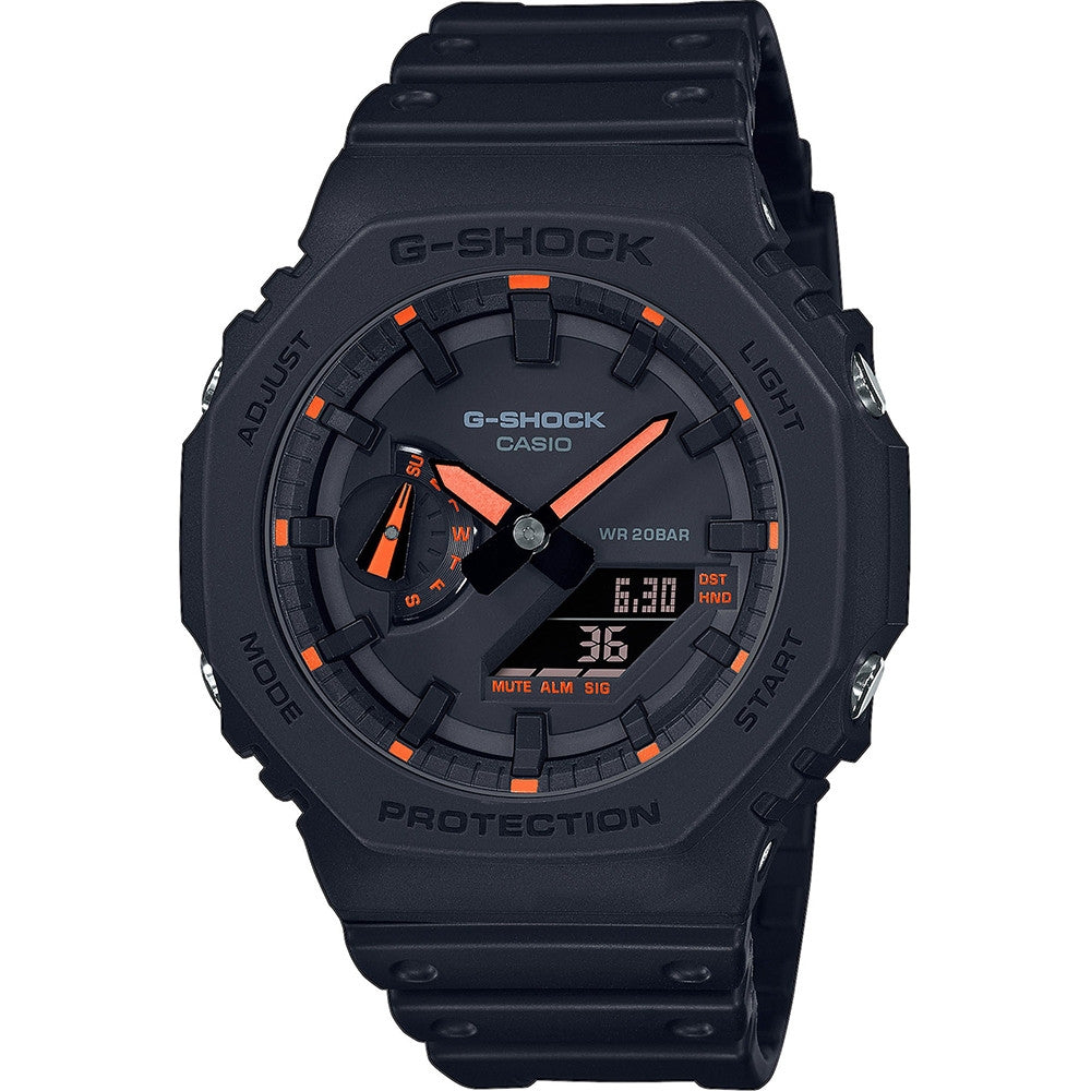 Casio G Shock  Oak Neon Orange Index Orologio Da Uomo